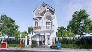 Xây nhà trọn gói Phan Thiết nhà phố đơn giản hiện đại 5x14m 800 triệu